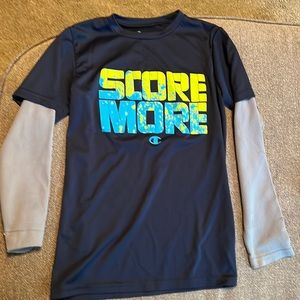 Youth champion long sleeve tshirt